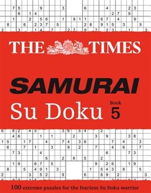 Front cover_The Times Samurai Su Doku 5: 100 challenging puzzles from The Times (The Times Su Doku)