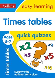 Front cover_Times Tables Quick Quizzes: Ages 5-7