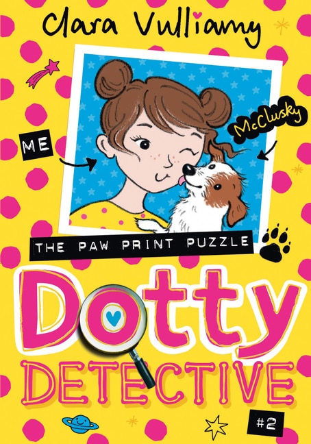 Front cover_The Paw Print Puzzle (Dotty Detective, Book 2)