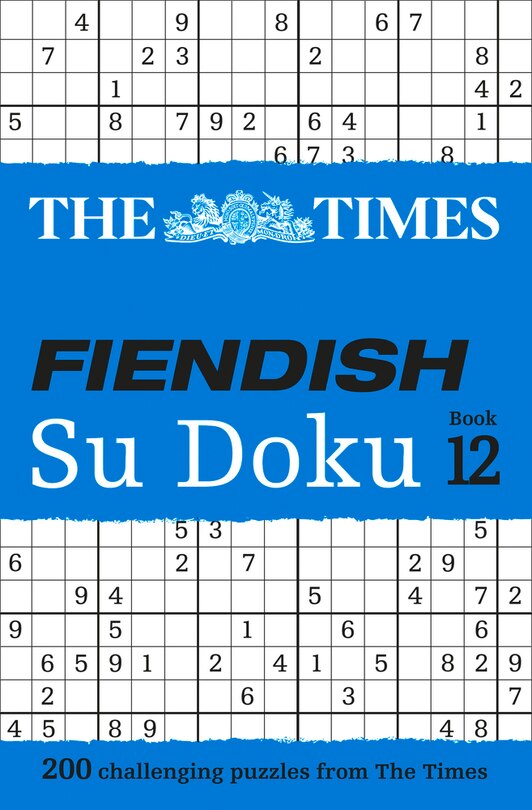 Couverture_The Times Fiendish Su Doku Book 12: 200 challenging puzzles from The Times (The Times Su Doku)