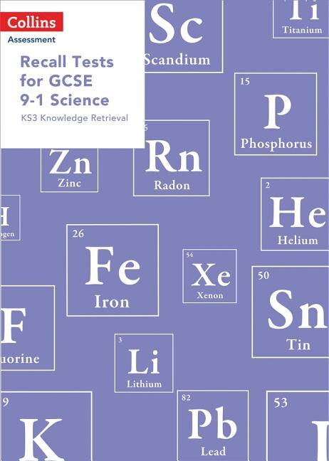 Couverture_Recall Tests for GCSE 9-1 Science