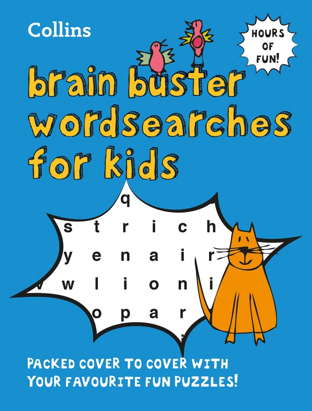Front cover_Wordsearches For Kids (collins Brain Buster)