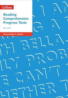Front cover_Collins Tests & Assessment - Year 3/P4 Reading Comprehension Progress Tests