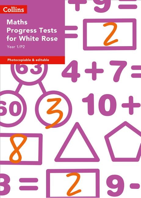 Front cover_Year 1/P2 Maths Progress Tests for White Rose