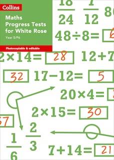 Couverture_Year 5/P6 Maths Progress Tests for White Rose