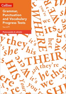 Front cover_Year 6/P7 Grammar, Punctuation and Vocabulary Progress Tests