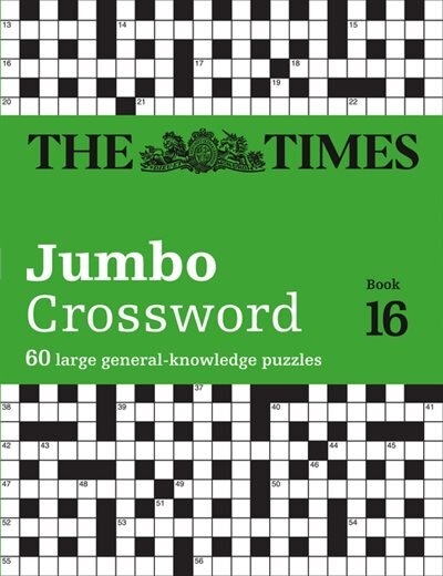 Couverture_The Times 2 Jumbo Crossword Book 16: 60 large general-knowledge crossword puzzles (The Times Crosswords)