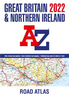 Front cover_Great Britain A-z Road Atlas 2022 (a3 Paperback)