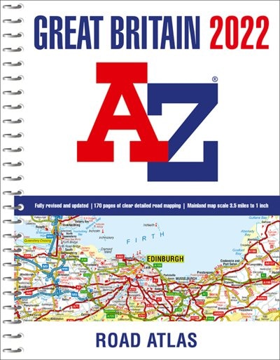 Great Britain A-z Road Atlas 2022 (a4 Spiral)