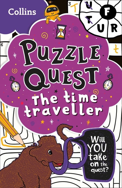 Couverture_The Time Traveller: Mystery Puzzles for Kids (Puzzle Quest)
