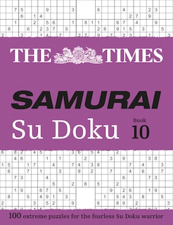 Couverture_The Times Samurai Su Doku 10: 100 extreme puzzles for the fearless Su Doku warrior (The Times Su Doku)