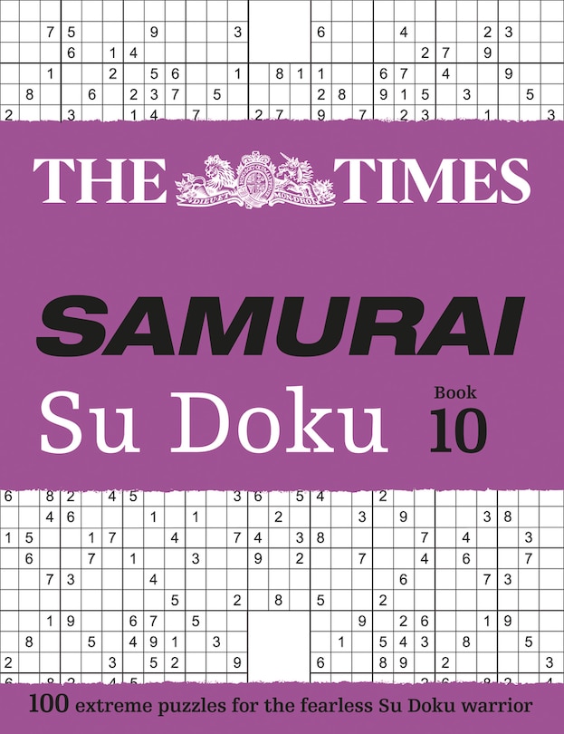 Couverture_The Times Samurai Su Doku 10: 100 extreme puzzles for the fearless Su Doku warrior (The Times Su Doku)