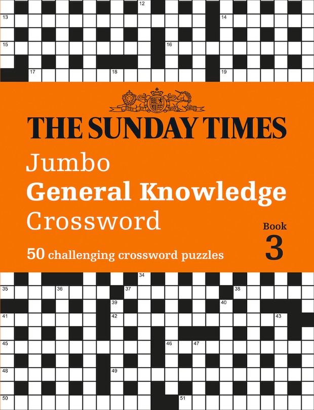 Front cover_The Sunday Times Jumbo General Knowledge Crossword Book 3: 50 general knowledge crosswords (The Sunday Times Puzzle Books)