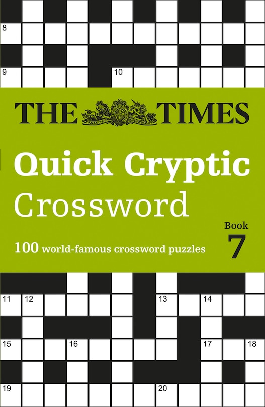 Front cover_The Times Quick Cryptic Crossword Book 7: 100 world-famous crossword puzzles (The Times Crosswords)