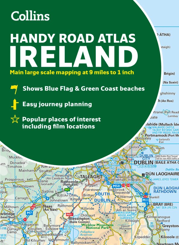 Front cover_Collins Handy Road Atlas Ireland: Clear and detailed map of Ireland in a handy size