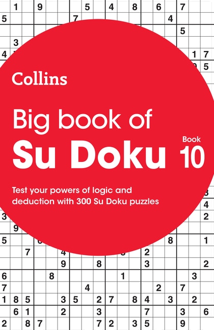 Front cover_Big Book of Su Doku 10: 300 Su Doku puzzles (Collins Su Doku)