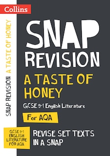 Front cover_Taste of Honey Aqa GCSE 9-1 English Literature Text Guide
