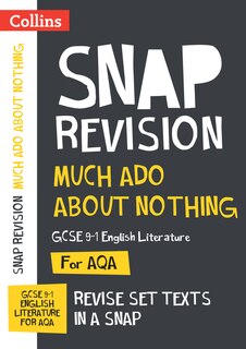 Couverture_Much ADO about Nothing Aqa GCSE 9-1 English Literature Text Guide