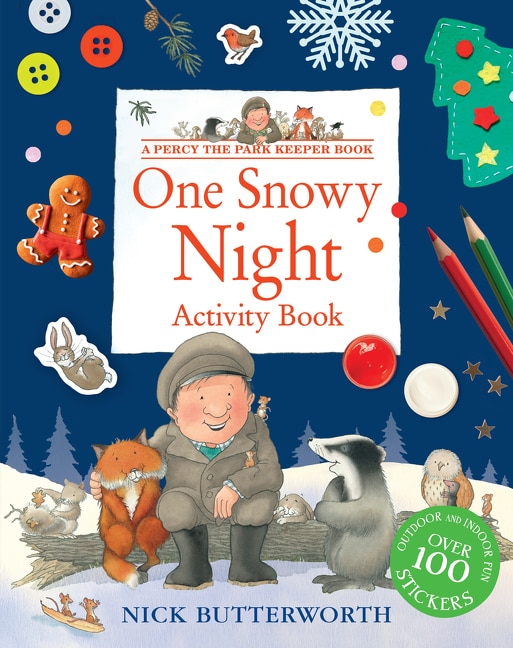 Couverture_One Snowy Night Activity Book (Percy the Park Keeper)