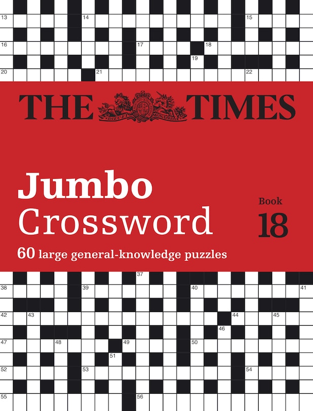 Couverture_The Times 2 Jumbo Crossword Book 18: 60 large general-knowledge crossword puzzles (The Times Crosswords)