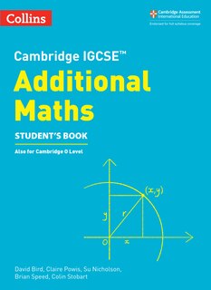 Couverture_Cambridge Igcse(tm) Additional Maths Student's Book