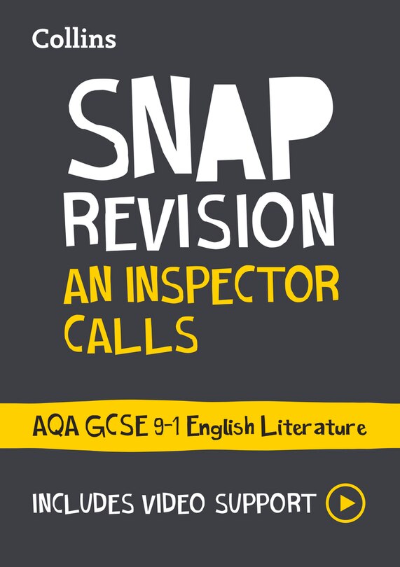 Front cover_An Inspector Calls: Aqa GCSE 9-1 English Literature Text Guide