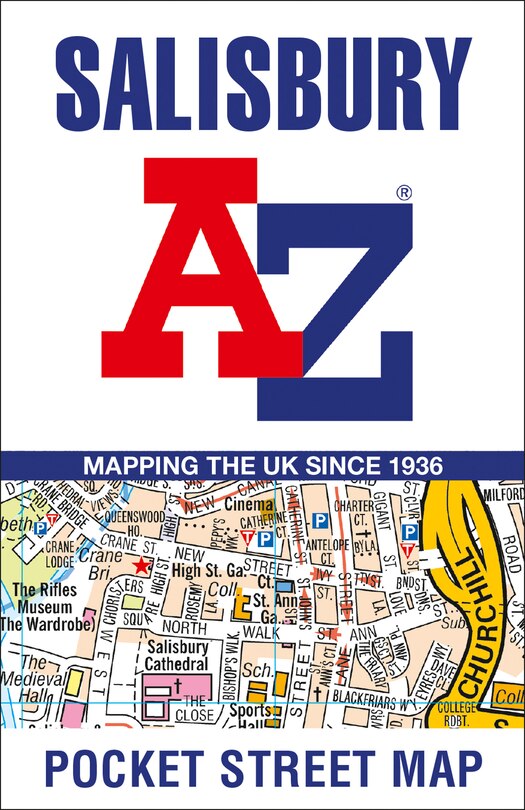 Couverture_Salisbury A-Z Pocket Street Map