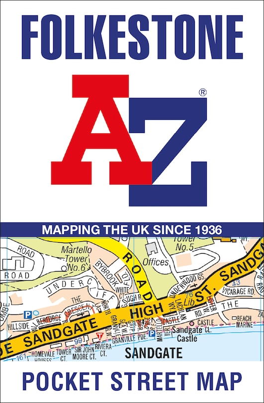 Front cover_Folkestone A-Z Pocket Street Map