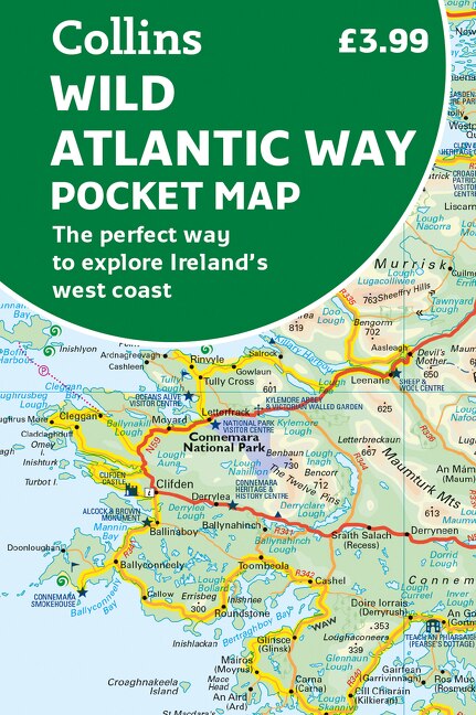 Front cover_Wild Atlantic Way Pocket Map: The perfect way to explore Ireland’s west coast