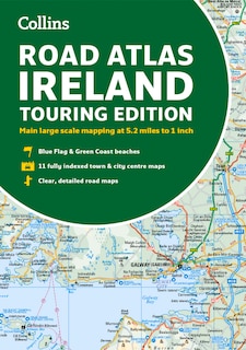 Front cover_Road Atlas Ireland: Touring edition A4 Paperback (Collins Road Atlas)