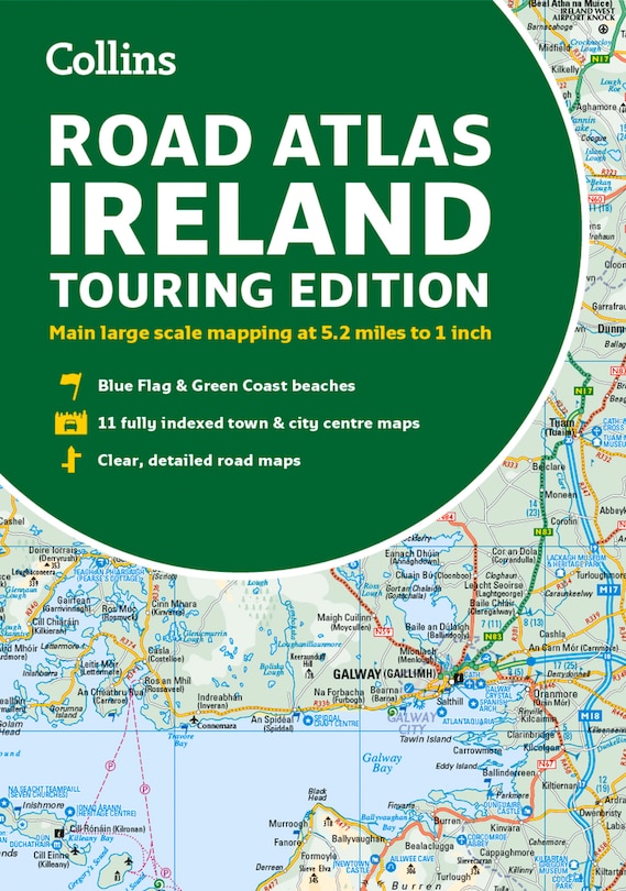 Front cover_Road Atlas Ireland: Touring edition A4 Paperback (Collins Road Atlas)
