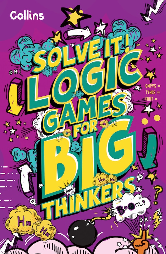 Couverture_Logic Games for Big Thinkers: More than 120 fun puzzles for kids aged 8 and above (Solve It!)