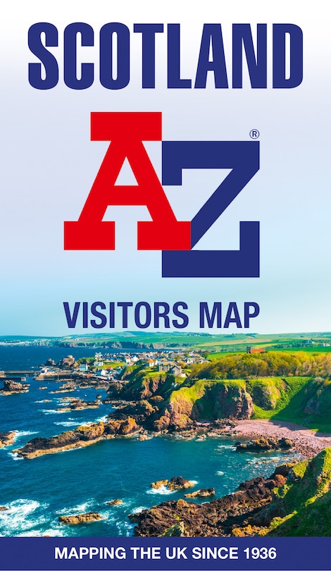 Front cover_Scotland A-Z Visitors Map