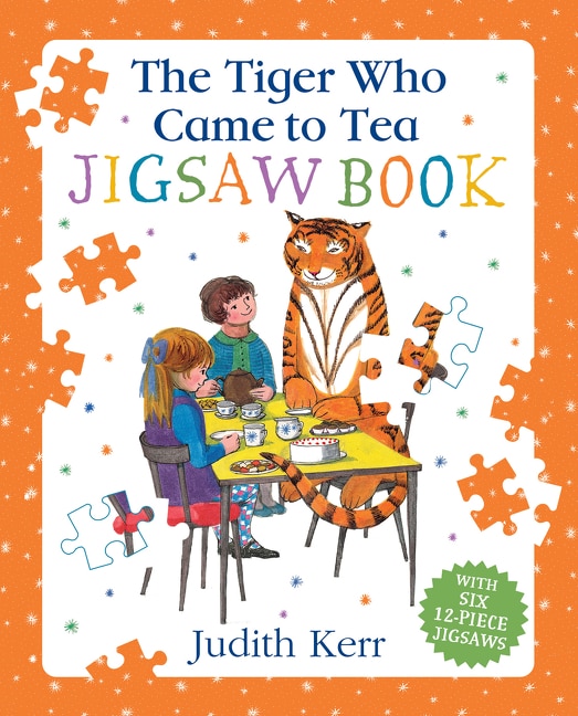 Front cover_The Tiger Who Came To Tea Jigsaw Book