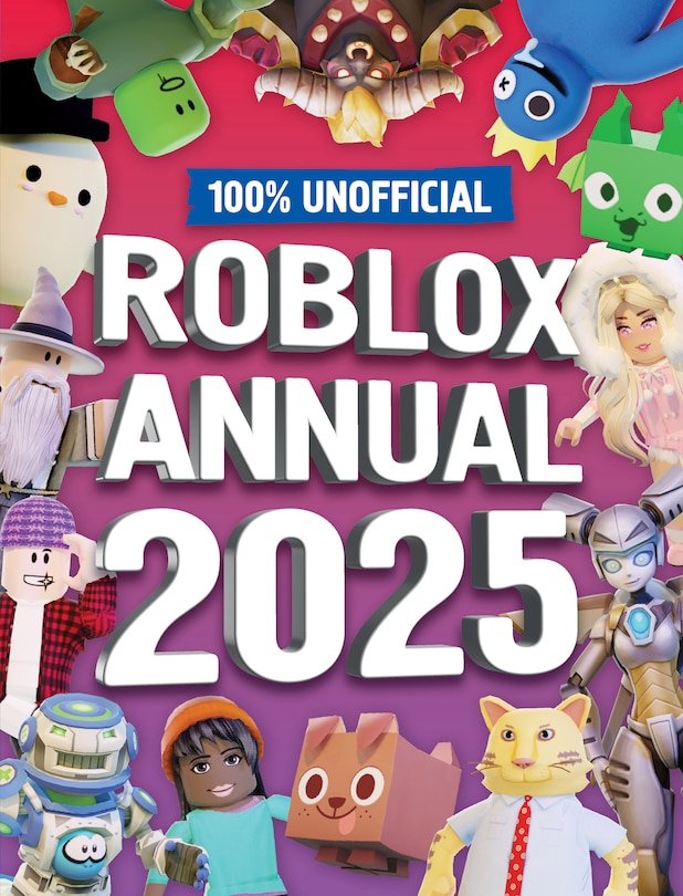 Front cover_100% Unofficial Roblox Annual 2025