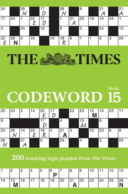 Couverture_The Times Codeword 15: 200 cracking logic puzzles (The Times Puzzle Books)