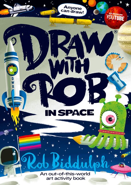Front cover_Draw With Rob: In Space
