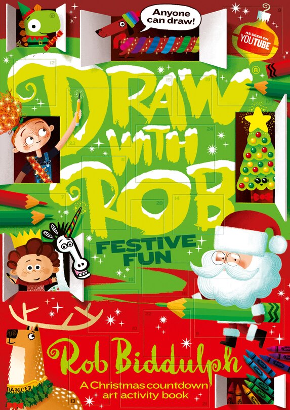 Front cover_Draw With Rob: Festive Fun