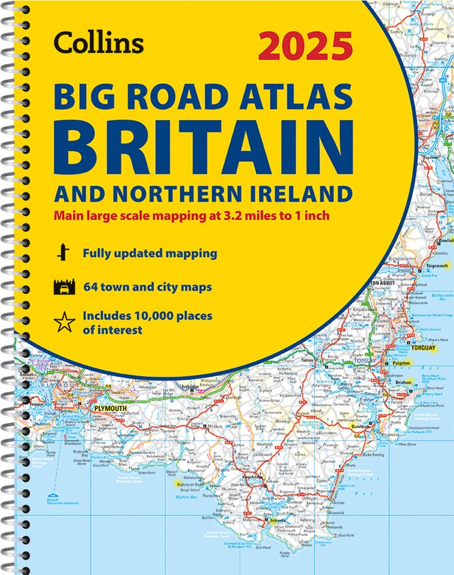 Couverture_2025 Collins Big Road Atlas Britain and Northern Ireland: A3 Spiral (Collins Road Atlas)