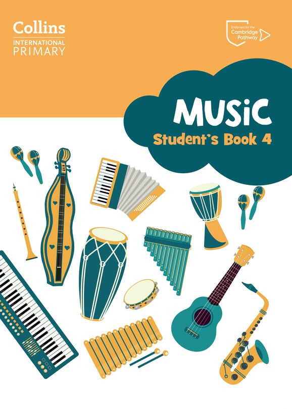 Front cover_Collins International Primary Music – Cambridge Primary Music Student’s Book Stage 4