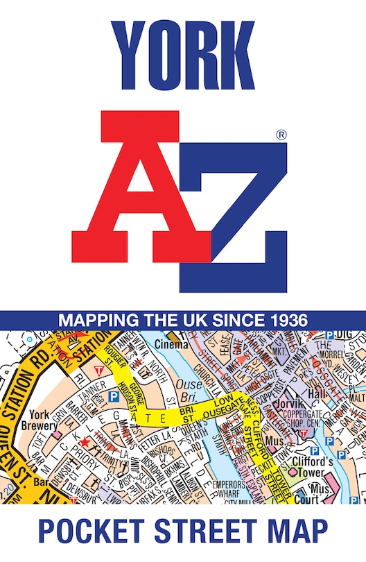 Couverture_York A-Z Pocket Street Map