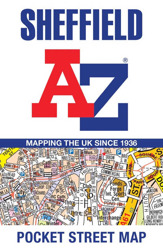 Couverture_Sheffield A-Z Pocket Street Map