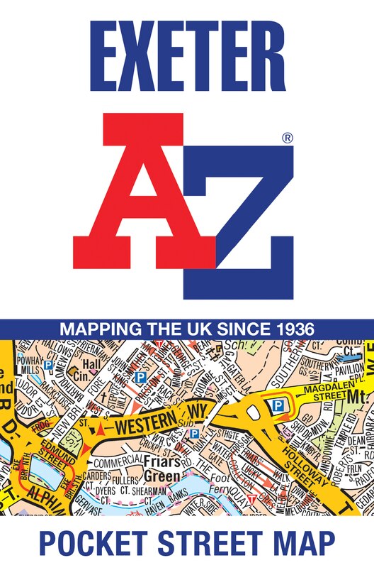 Couverture_Exeter A-Z Pocket Street Map