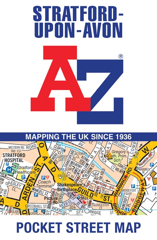 Couverture_Stratford-Upon-Avon A-Z Pocket Street Map