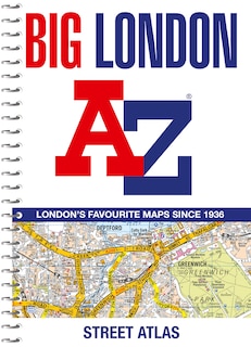 Front cover_Big London A-Z Street Atlas: Detailed and accurate iconic street map of London