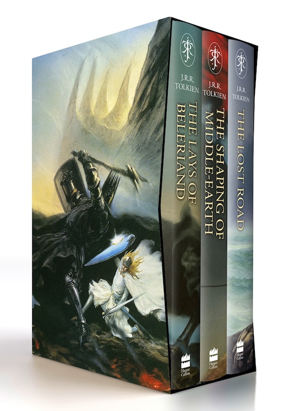 Couverture_The History of Middle-earth (Boxed Set 2): The Lays of Beleriand, The Shaping of Middle-earth & The Lost Road (The History of Middle-earth)