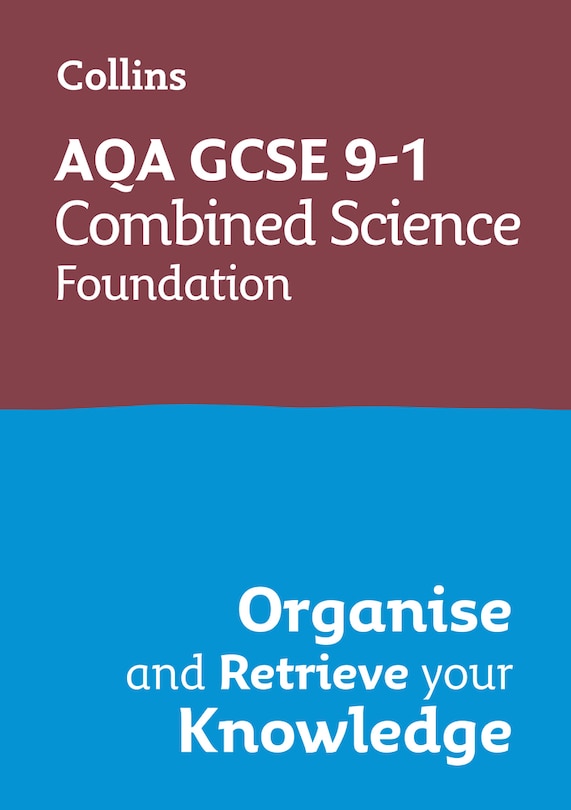 Couverture_Collins GCSE Science 9-1: Aqa GCSE 9-1 Combined Science Trilogy Foundation