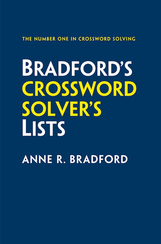 Front cover_Bradford’s Crossword Solver’s Lists