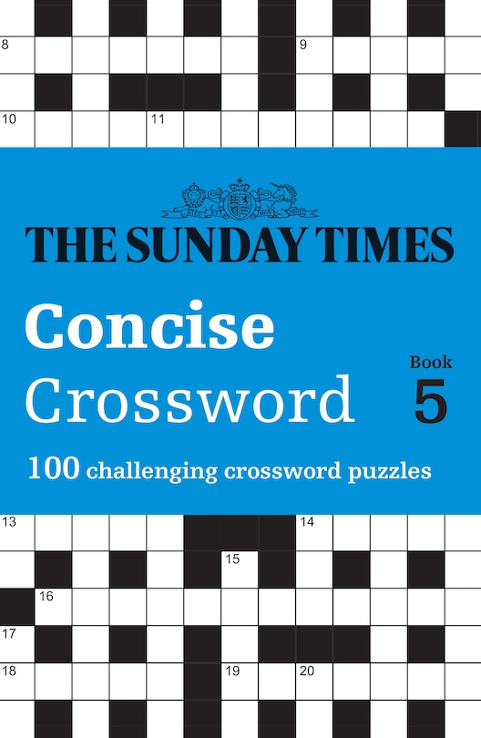 Couverture_The Sunday Times Concise Crossword Book 5: 100 challenging crossword puzzles (The Sunday Times Puzzle Books)