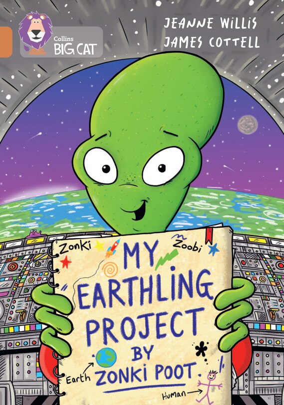 Front cover_My Earthling Project by Zonki Poot: Band 12/Copper (Collins Big Cat)